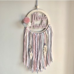 ATRAPASUEÑOS GRIS-ROSA
