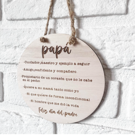 PLACA PAPÁ