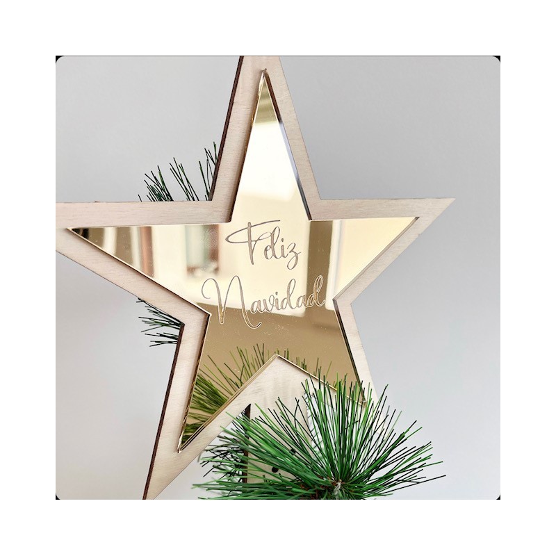 ESTRELLA ÁRBOL PERSONALIZADA