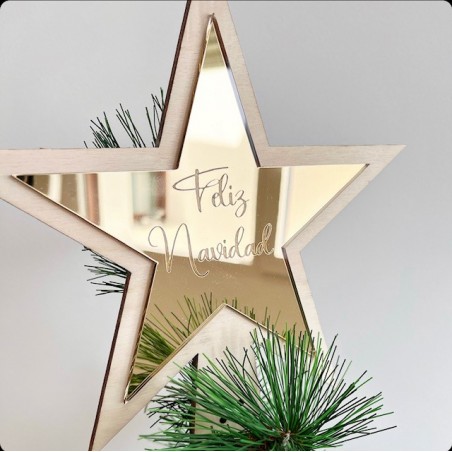 ESTRELLA ÁRBOL PERSONALIZADA