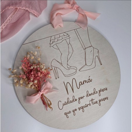 PLACA PASOS DE MAMÁ